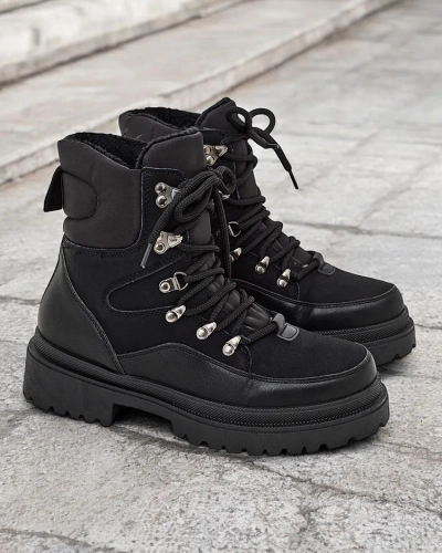 Royalfashion Women's snow boots laced Sololi