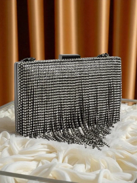 Royalfashion Женская сумка-клатч с цирконами Frendello