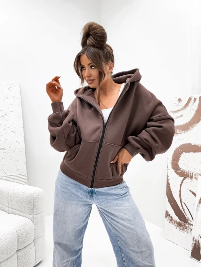 Royalfashion Naiste puuvillane fliisvoodriga pusa Butterfly