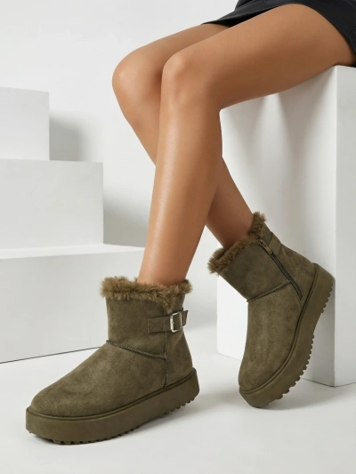 Royalfashion Короткие женские ботинки a'la снегоходы Aurelia Classico