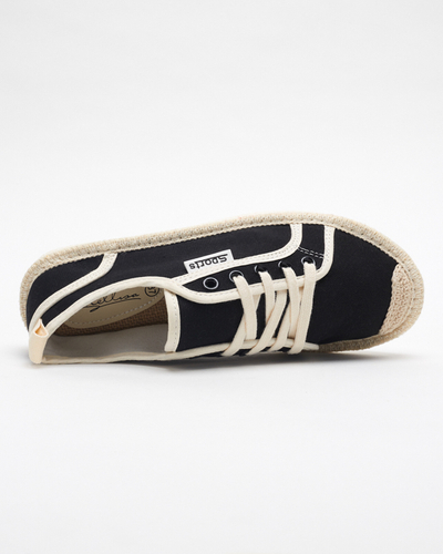 Black Mokida woven women's sneakers - Footwear