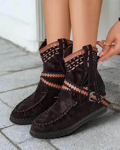 Royalfashion Naiste Mollaf Tassel Booties