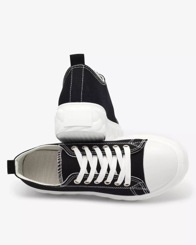 Royalfashion Mustad naiste platvormkingad Merija