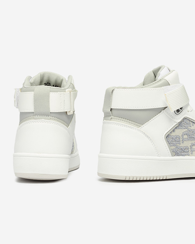 Women's white Xosa high sneakers - Footwear