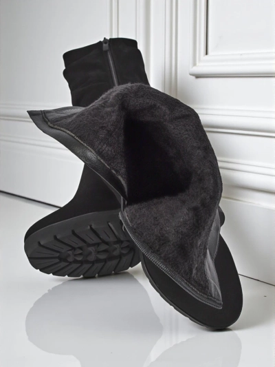 Matte Women's Ankle Boots with Block Heel Ashen Bloom