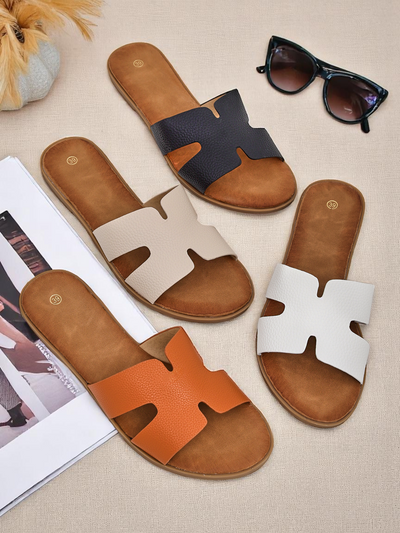 Royal Fashion Women's Casual Flat Slides
