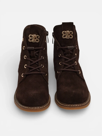 Women's Openwork Ankle Boots made of Natural Leather Aurelias