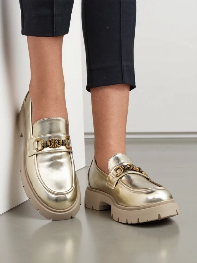 Royalfashion Women's moccasins gold-plated Goldlove