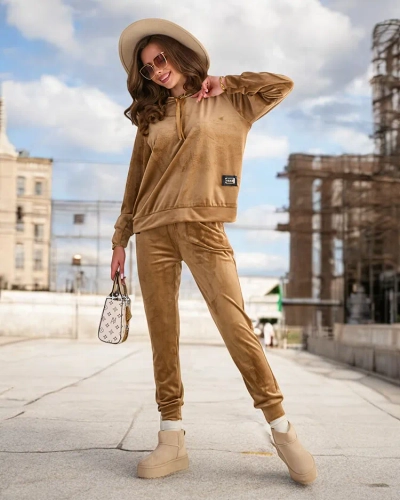 Royalfashion Женский комплект а'ля велюр