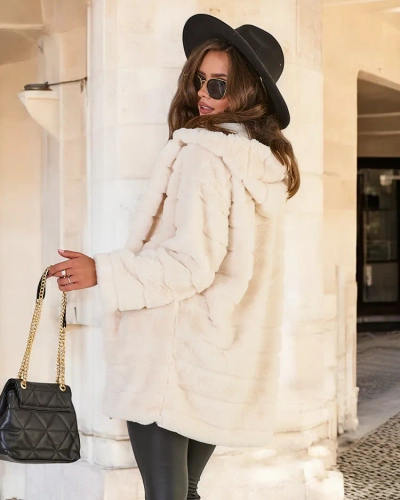 Royalfashion Women's Fur Coat