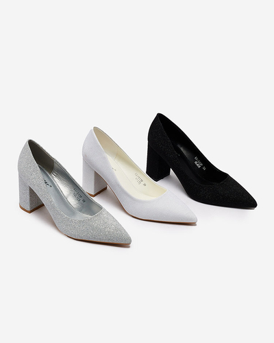 Royalfashion Women's Eotira Glitter Stiletto Post Top pumpad