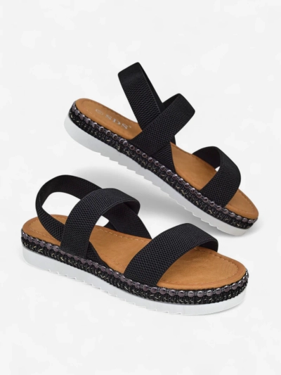 Royalfashion Naiste sandaalid dekoratiivse tallaga Zindas