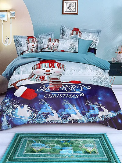 Royalfashion Рождественское постельное белье 160x200 комплект 3-ЧАСТИ