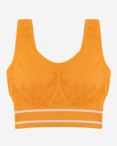 Mustard women's sports bra - Underwear