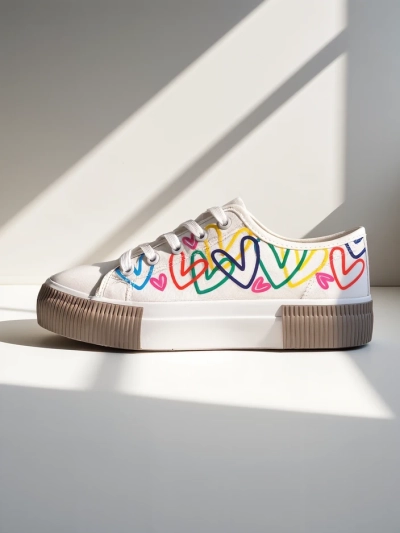 Royalfashion Naiste tenniset südame printiga Sercess