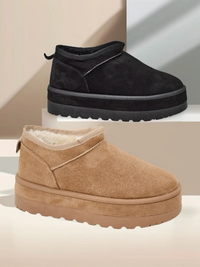 Женские короткие снежные ботинки Royalfashion a'la Biovve