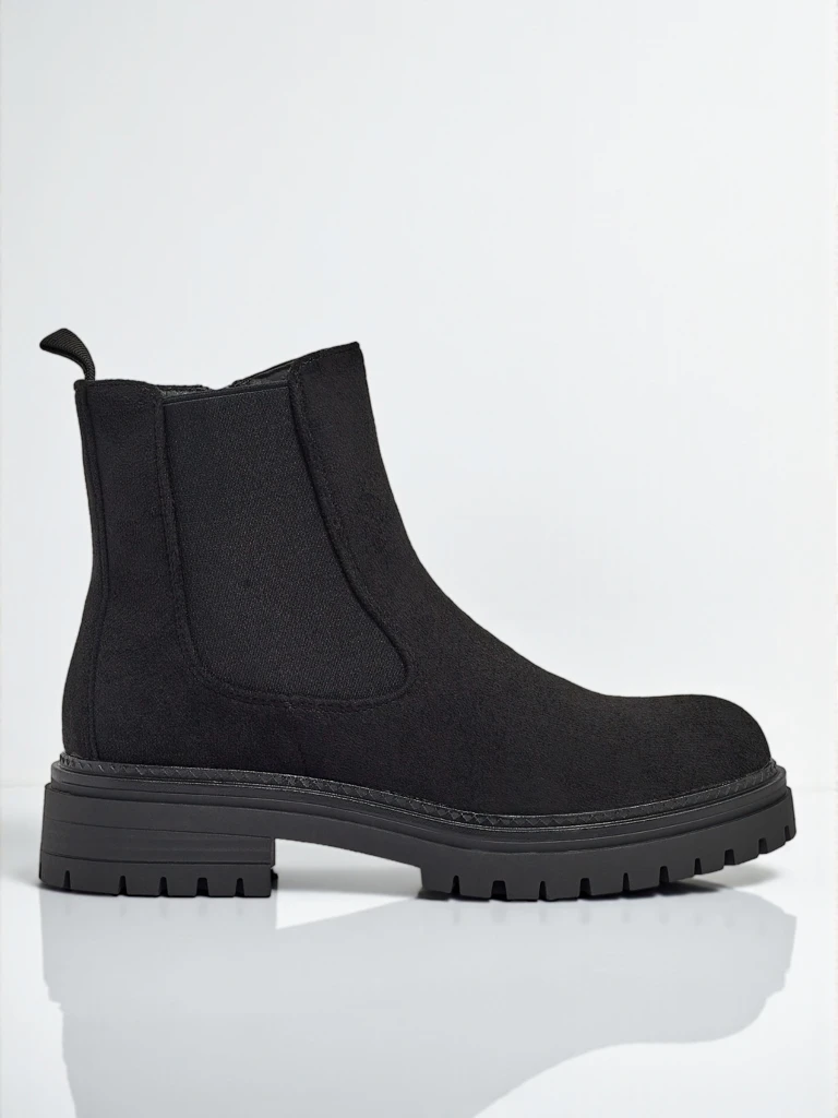 Women's Chelsea boots made of eco-suede Zarelle