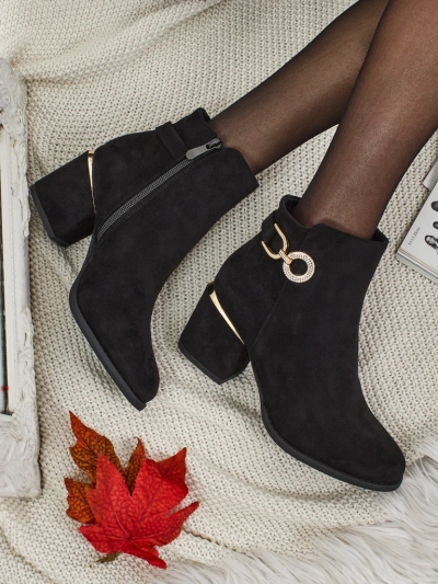 Women's Talrima Eco-Suede Ankle Boots with Block Heel