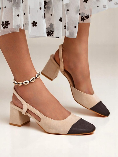 Royalfashion Naiste madala kontsaga kingad dekoratiivse ninaosaga Eleganzo