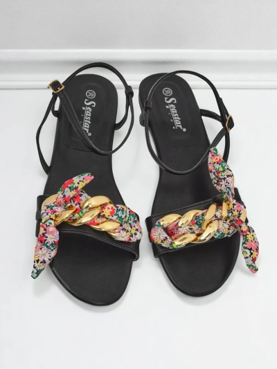 Royalfashion Naiste sandaalid tasasel tallal BareLuxe