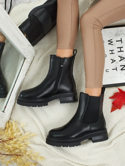 Women's eco-leather ankle boots Solmira