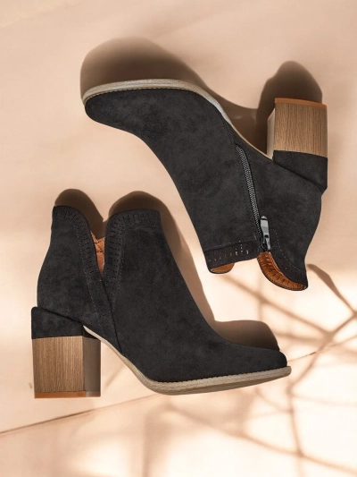 Royalfashion Women's ankle boots on a post Vettot