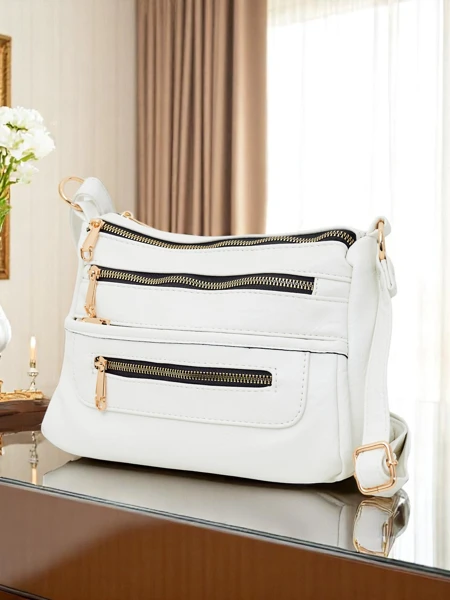 Royalfashion Väike ruudukujuline ökokunstnahast käekott Niva Time