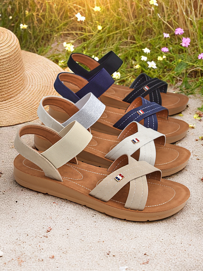 Royalfashion Women’s sandals with elastic Zerefis