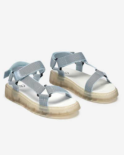 Sinised naiste Cinore takjapaelaga sandaalid - Jalatsid