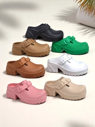 Royalfashion Женские резиновые сандалии на каблуках Voxones