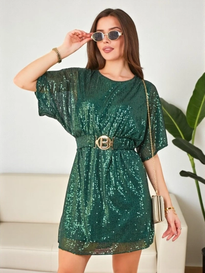 Royalfashion Женское платье с пайетками