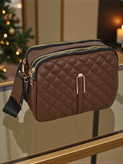 Pikitud väike naiste käekott Corinne, valmistatud öko-nahast