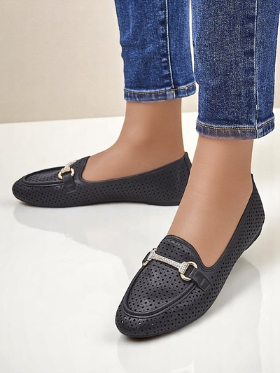 Royalfashion Rafalle openwork women's loafers
