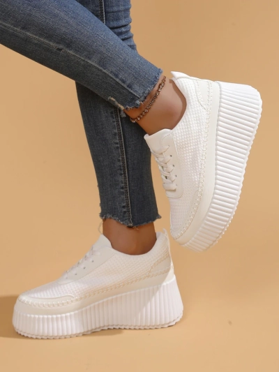 Royalfashion Women's Platform Sneakers Siserra