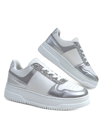 Royalfashion Women's sneakers with glitter Qisofi