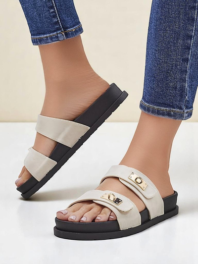 Женские сандалии Royalfashion с декоративными пряжками Costes