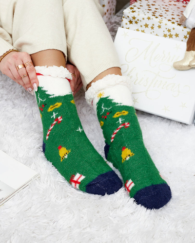 Royalfashion Warmed Christmas Green Naiste sokid