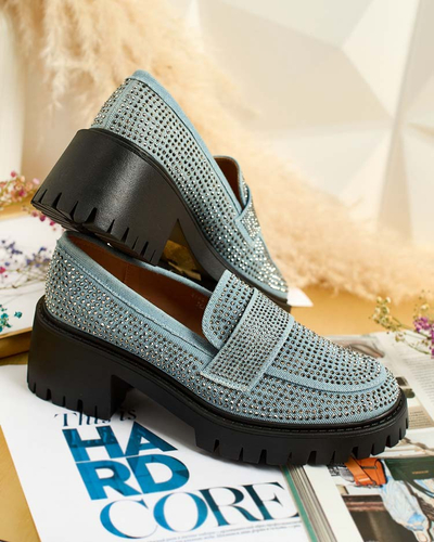 Royalfashion Women's moccasins with zircons Epolls