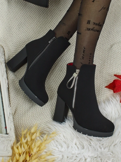 Women's Eco-Leather Heeled Ankle Boots Marellin