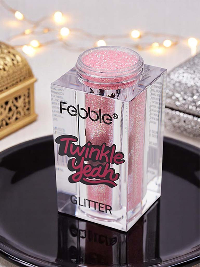 Twinkle Yeah Light Pink Face and Body Glitter