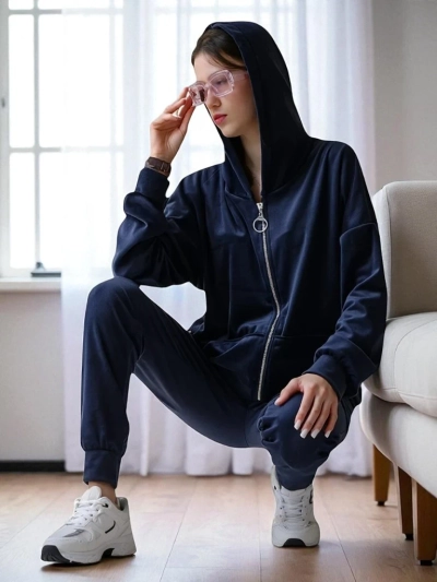 Royalfashion Women's velour-style set