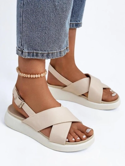 Royalfashion Naiste paksu tallaga sandaalid Riva Star