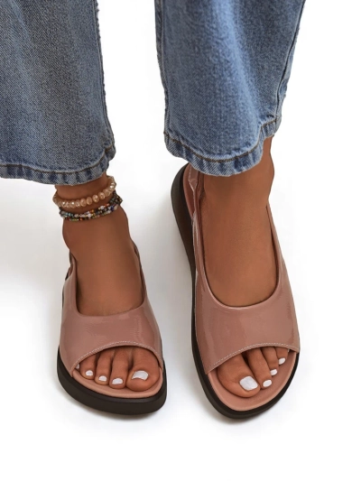 Royalfashion Women's Luna Shines Thick Sole Sandals