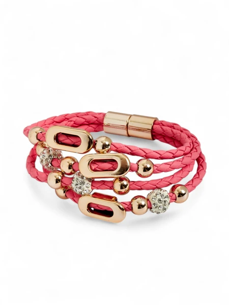 Naiste helmeste ja tsirkoonkividega käevõru