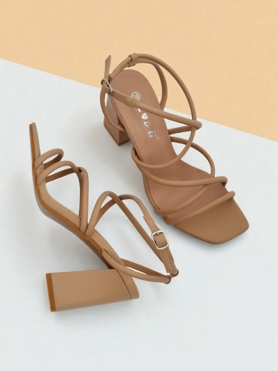 Royalfashion naiste plokkkontsa sandaalid Elysia