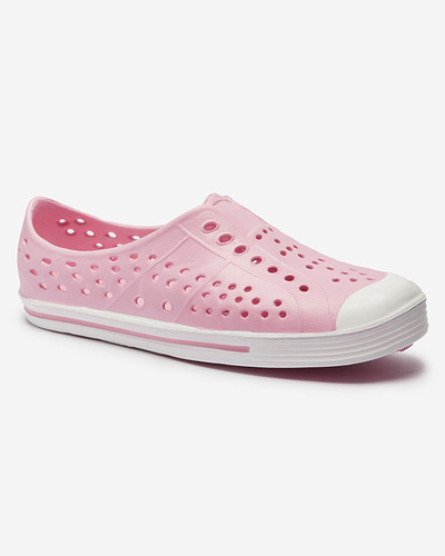 Pink openwork children's rubber sneakers Jiteri - Footwear