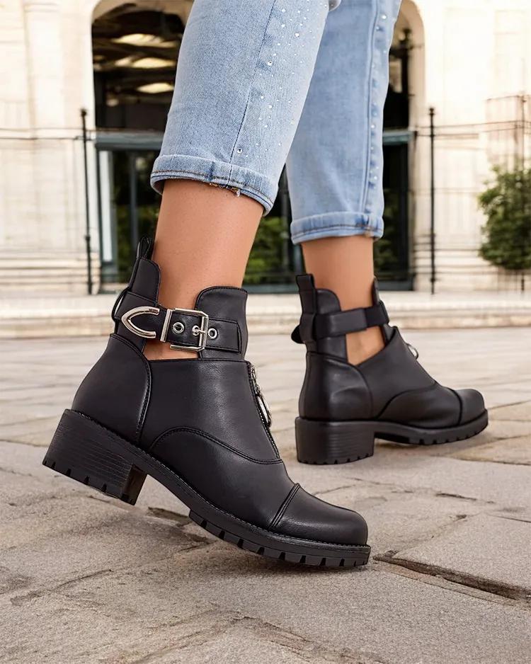 Royalfashion Women's ankle boots worker type Komoves