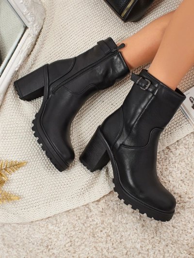 Женские ботильоны Sylvarra из экокожи на каблуке