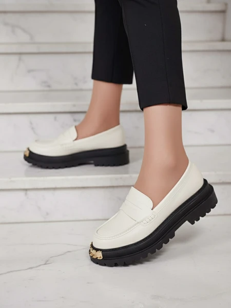 Naiste Loafersid Aurelia Beežid 5cm Platvormil - Stiilsed ja Mugavad