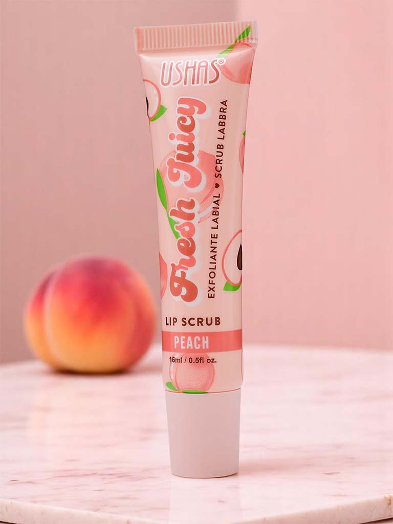 Peach lip exfoliator